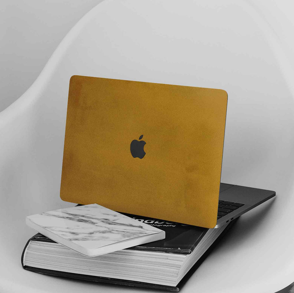 MacBook Skin Samt Mustard