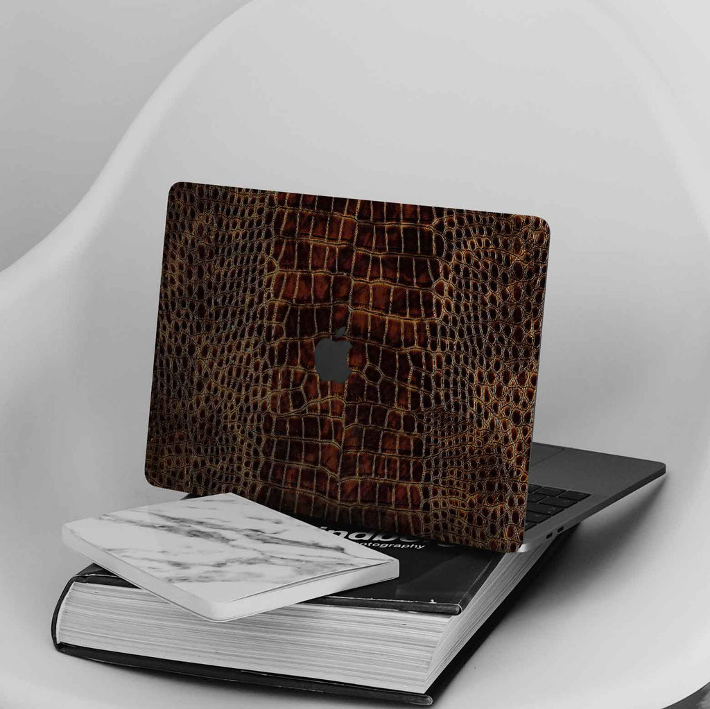 MacBook Skin Kroko Kunstleder