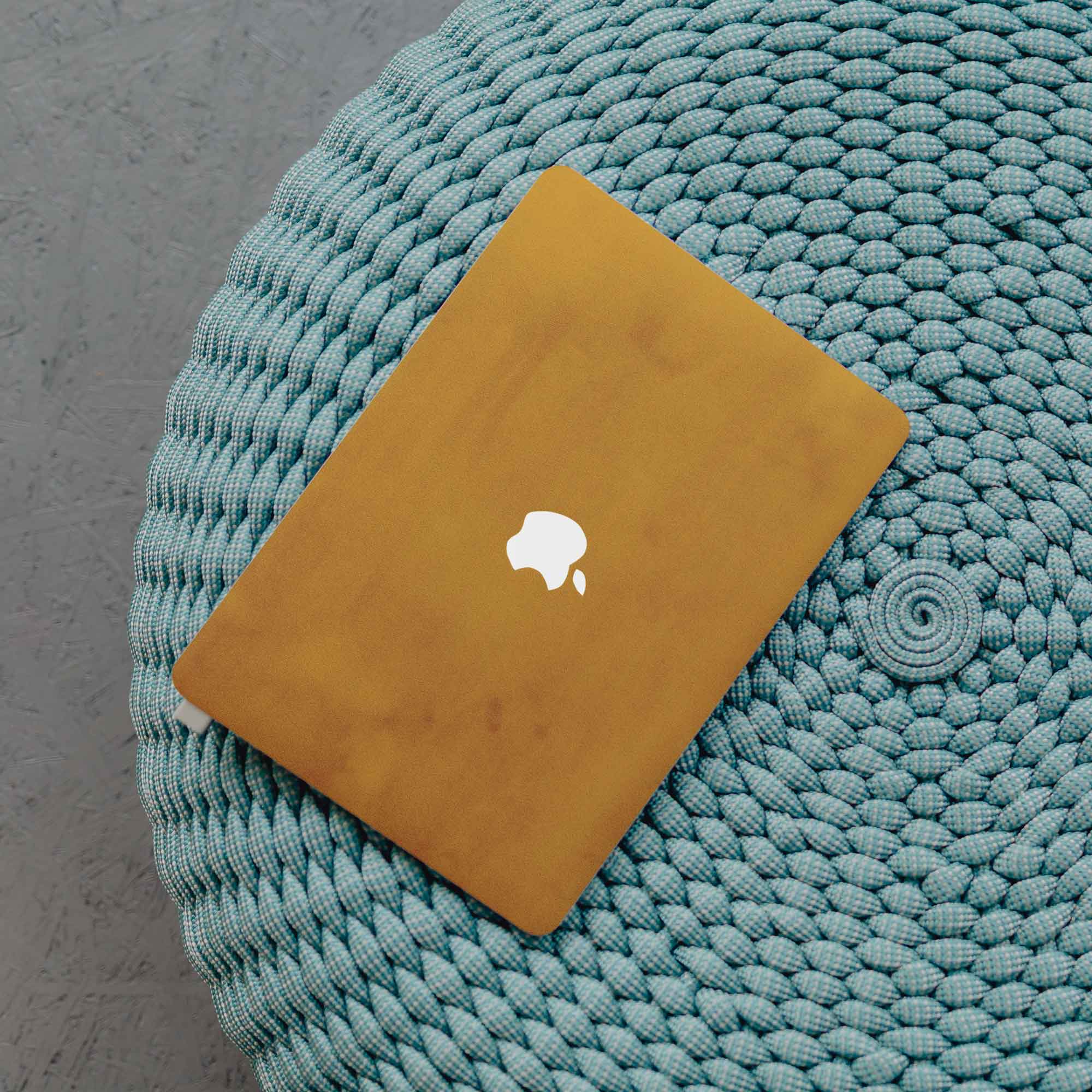 MacBook Skin Samt Mustard