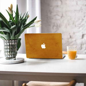 MacBook Skin Samt Mustard